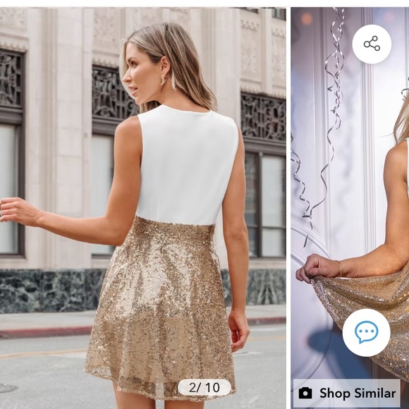 Cupshe Sequin Dress - Picture 2 of 6